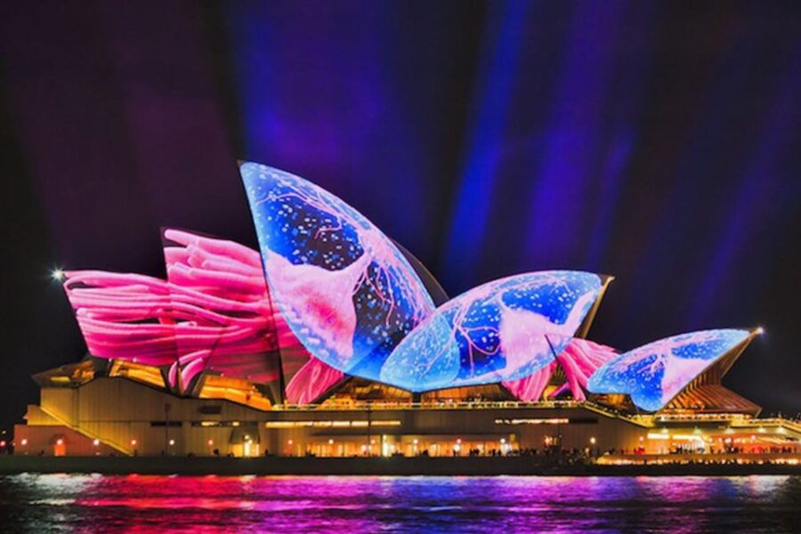 Sydney: Bring Your Own Drinks 1.5 Hour Vivid Harbor Cruise