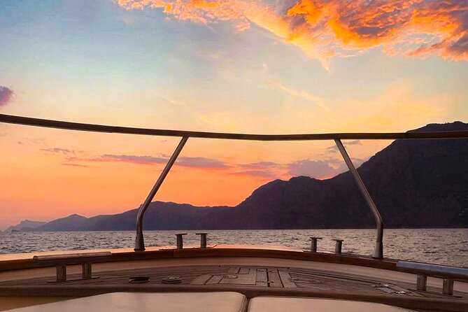 The Magic of the Sunset on the Amalfi Coast Aboard a Sorrento Gozzo