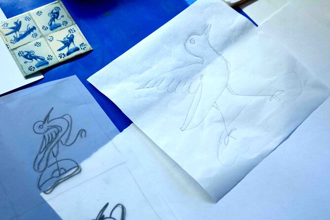 Tile Painting Workshop in the Algarve - Workshop Highlights