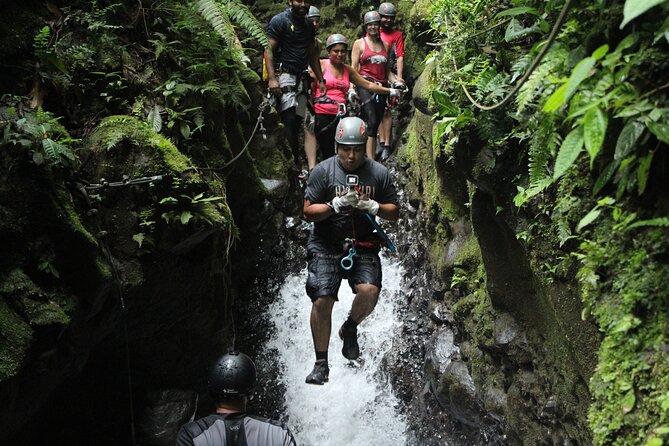 Tour 4 in 1 (Rappel, Zipline, Pool Jumping & Hike) With Lunch and Transportation
