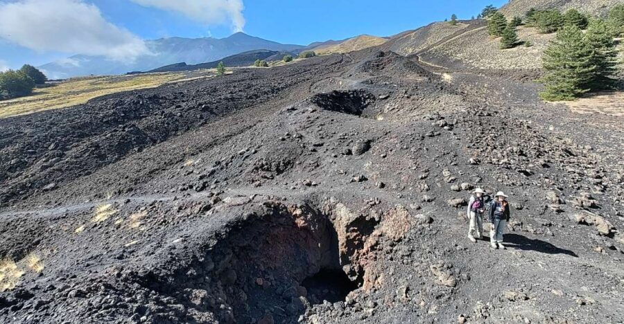 Trekking to Bottoniera Craters