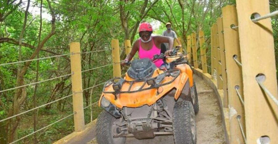 Tulum: Turtle Swim, ATV and Zipline in the Jungle Tour