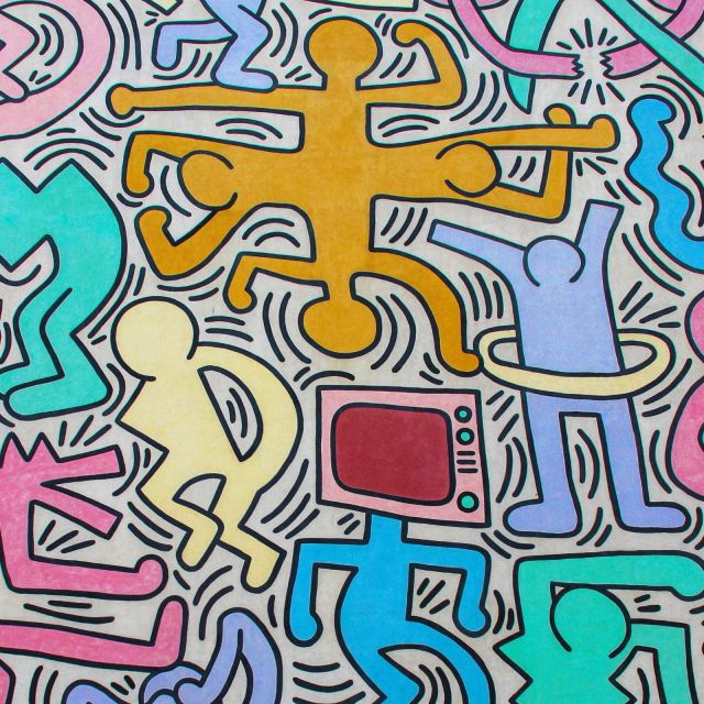 Tuttomondo” Mural by Keith Haring