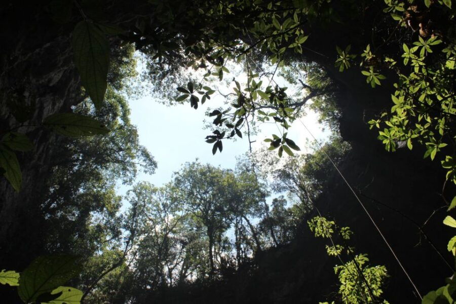 Tuxtla Gutierrez: Rappelling at Sima Del Cielo