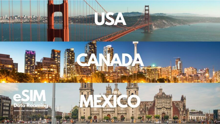 USA, Canada & Mexico Data Esim : 0.5gb/Daily to 10GB -30days - Good To Know