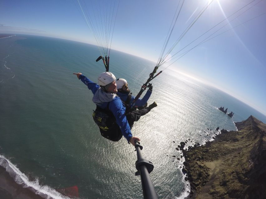 Vík: Paragliding Tandem Flight