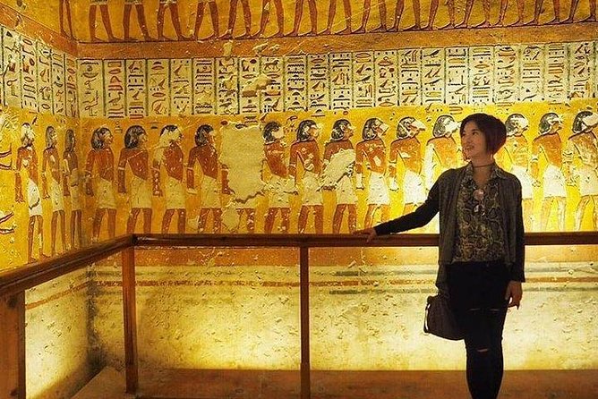 West Luxor Hatsheput Temple Valley of the King Memnon Statue From Luxor Hotel - Luxor Hotel to West Luxor