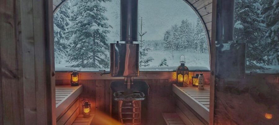 Wilderness Sauna: Snow, Hot Tub and Dinner in a Glass Igloo - Good To Know