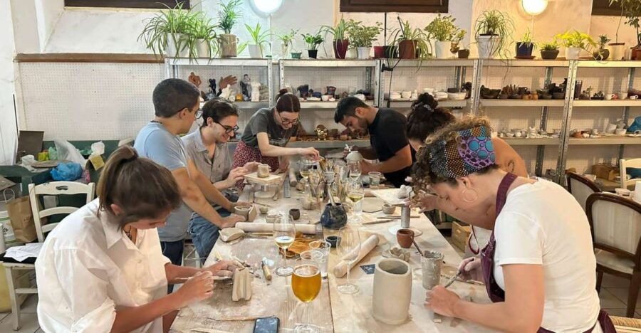 Wine and Pottery Workshop at Smart Lab Verona - Good To Know