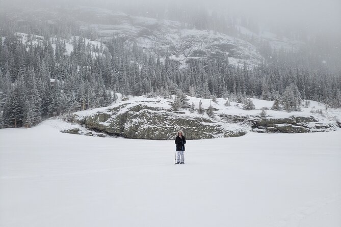 Womens Snowshoeing Tour Mills Lake Rocky Mountain National Park