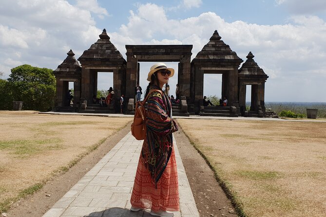 Yogyakarta Motorcycle Tour (Trip by Ojek):Prambanan, Ratu Boko, Tebing Breksi