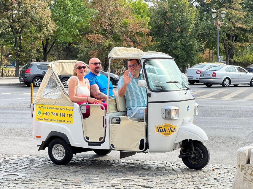Bucharest: Tuk Tuk Private Guided Complete Tour - Pickup Location and Price Details