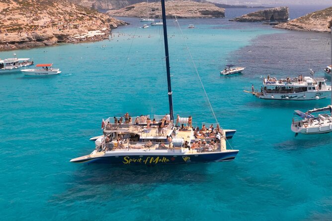 Comino Blue Lagoon Prime Catamaran Tour With All Inclusive - Tour Highlights