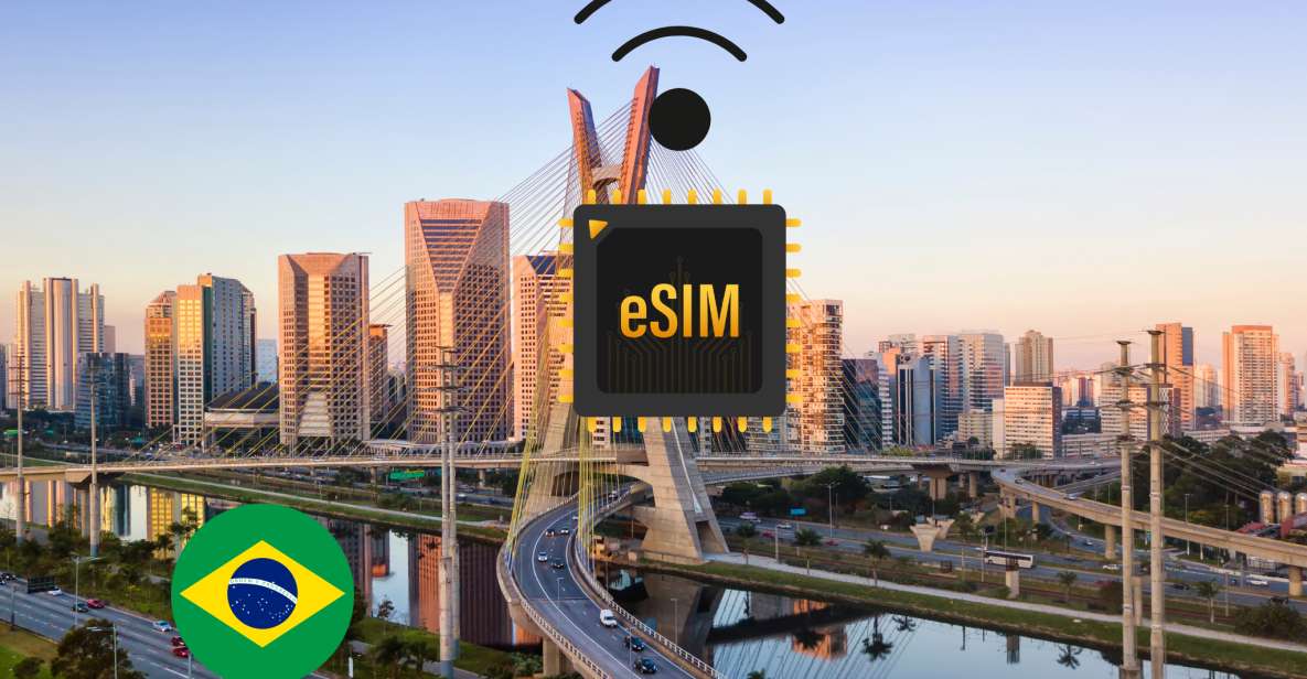 Esim São Paulo: Internet Data Plan Brazil 4g/5g - Easy Activation Process for Travelers