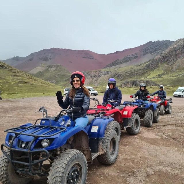 From Cuzco: Raimbow Mountain in ATV Quad Bikes Food - Activity Overview