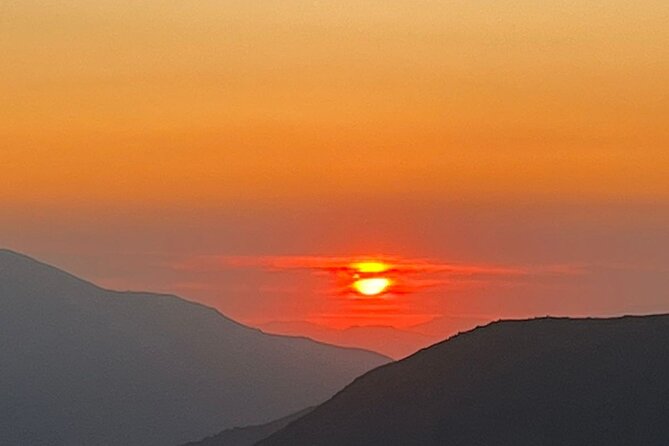 Sunset in Valle Nevado, Andes Mountain Range With Picnic - Andes Mountain Range Beauty