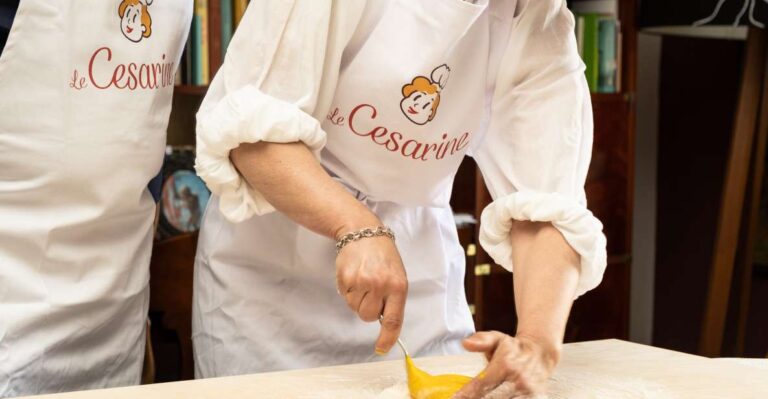Taormina: Pasta and Tiramisu Cooking Class With Meal