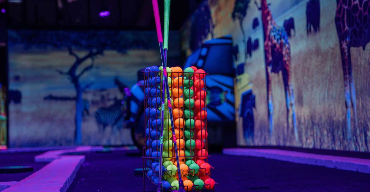 Woop! Glow Golf: Ljubljana Btc City - Neon Mini Golf Adventure