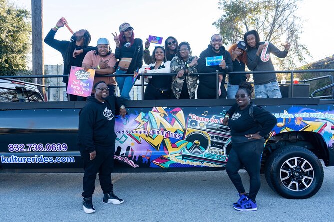 2 Hours H- Town Tour With 15ft Open Air Party Truck on Wheels