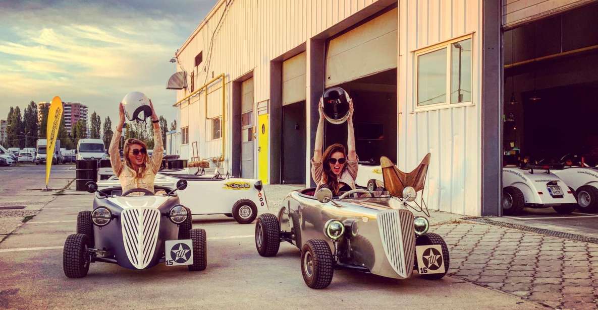 Bucharest: Citytour in a One of a Kind Mini Hot Rod - Group Size and Cancellation Policy