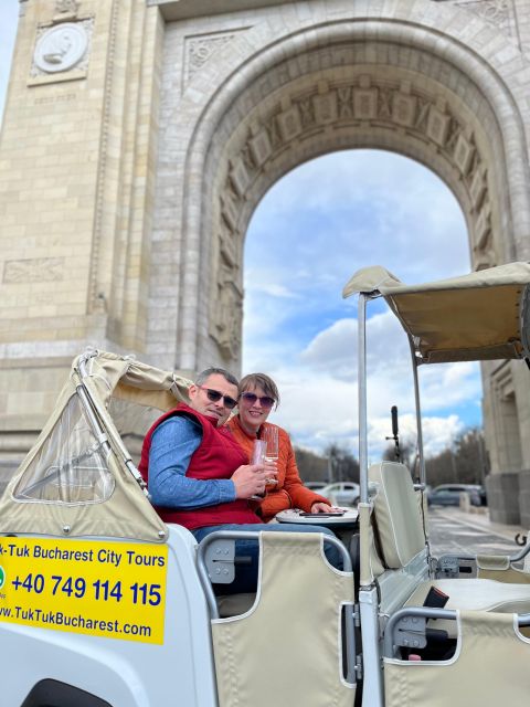 Bucharest: Tuk Tuk Romantic Tour With Minibar - Experience Highlights