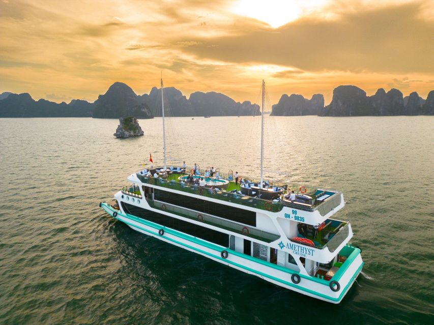 From Ninh Binh: Ha Long Bay Luxury Day Cruise Drop Ha Noi - Booking Details