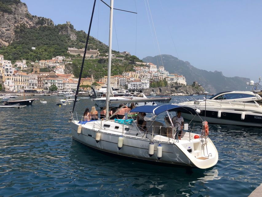 From Salerno: Amalfi Coast Full-Day Sailboat Trip With Lunch