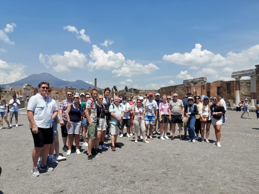From Sorrento: Pompeii and Vesuvius Tour by Express Train