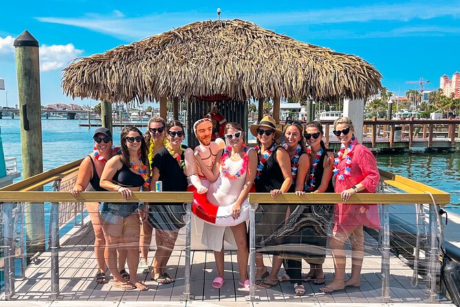 Go Tiki Tours Clearwater"#1 Floating Tiki Boat" Bathroom on Board - Tour Location and Features