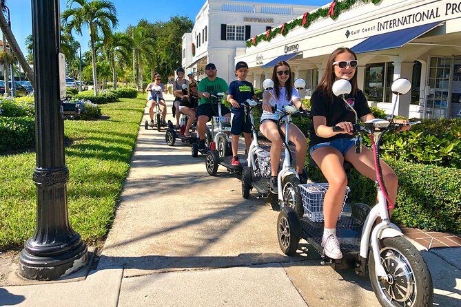 Guided Electric Trike Tour - Downtown Naples Florida - Tour Highlights