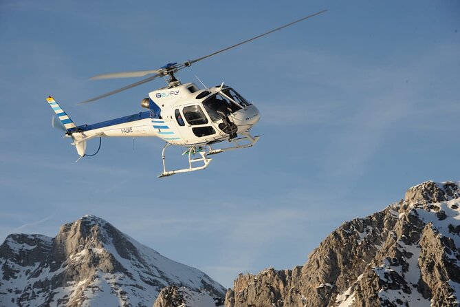 Helicopter Flight From Milan and Italy Mountains