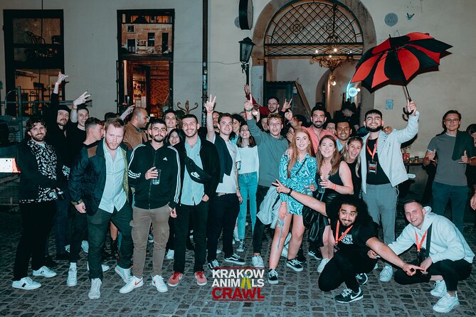 Krakow Animals Nightlife Tour With 1 Hr of Unlimited Alcohol and 4 Clubs/Pubs