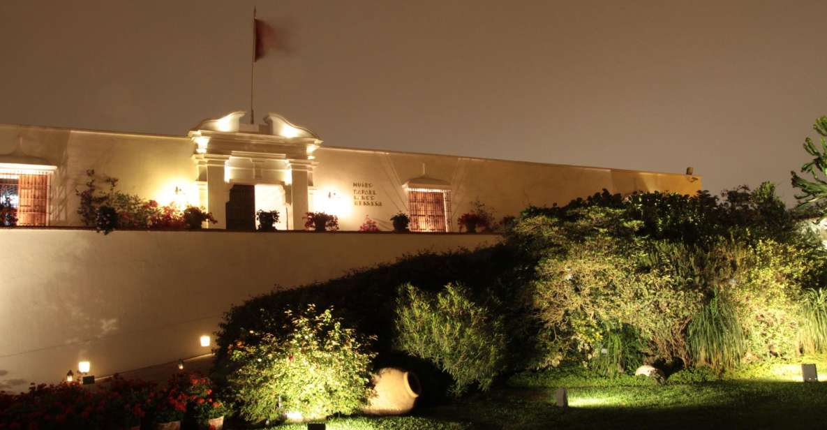 Lima: Huaca Ruins and Larco Museum at Night With Dinner - Experience Highlights