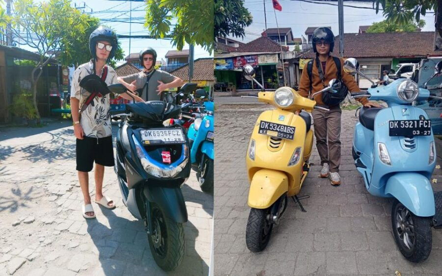 Rental Scooter or Motorbike In Bali Free Local Sim Card - Transparent Rental Pricing Details
