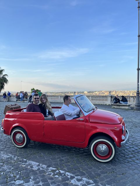 Rome: Vintage Fiat 500 Cabriolet Private City Tour - Inclusions