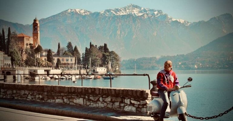 Vintage Vespa Tour Along Lake Como