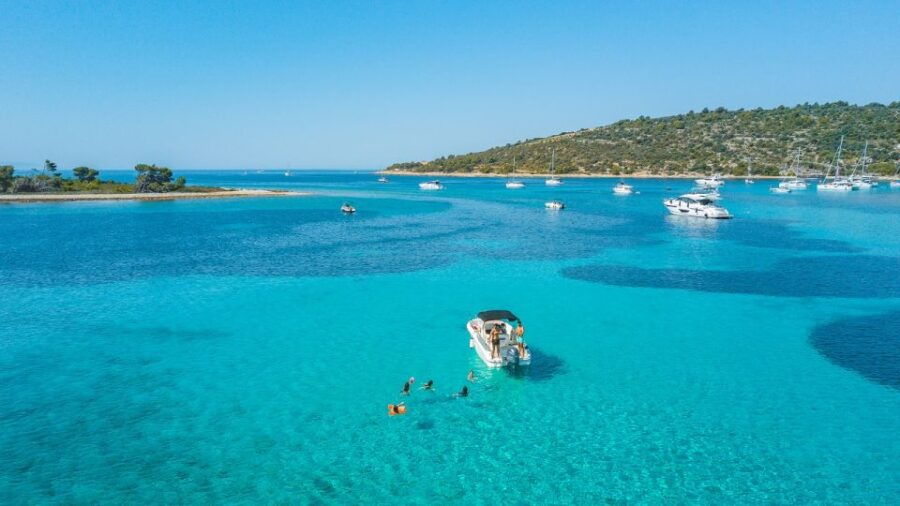 Adriatica Tour: Blue Lagoon and Solta From Trogir or Split