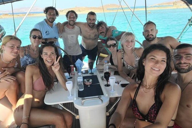 All Incl. Mykonos: Delos & Rhenia Beach up to 12 Pax-Free Trans - Cancellation Policy