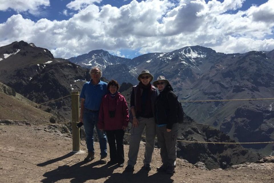 Andes Half-Day Private Tour With Wine and Cheese Tasting