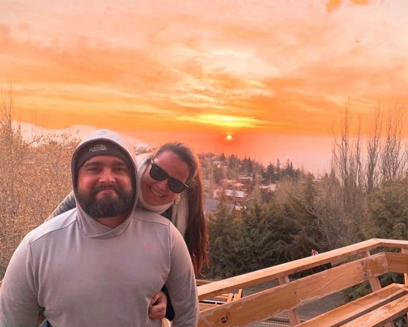 Andes Sunset – Cordillera Andes Panoramic With Picnic