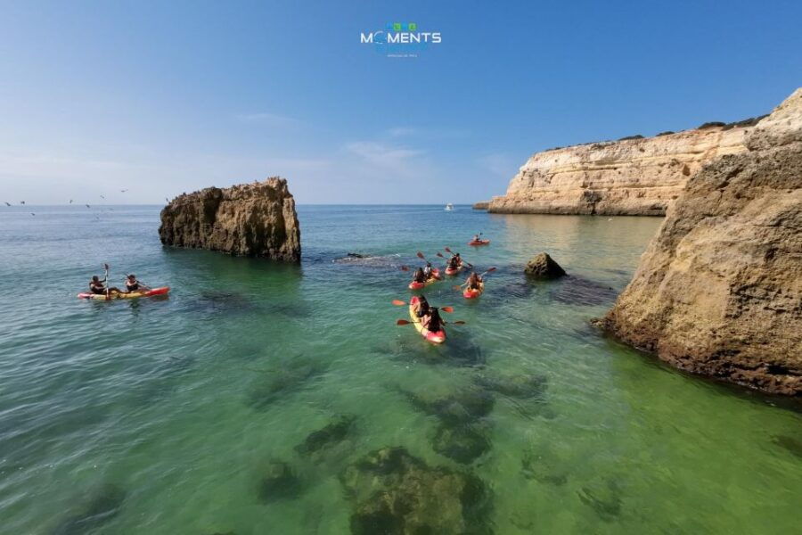 Armação De Pêra: 2-Hour Wild Beaches and Caves Kayak Tour