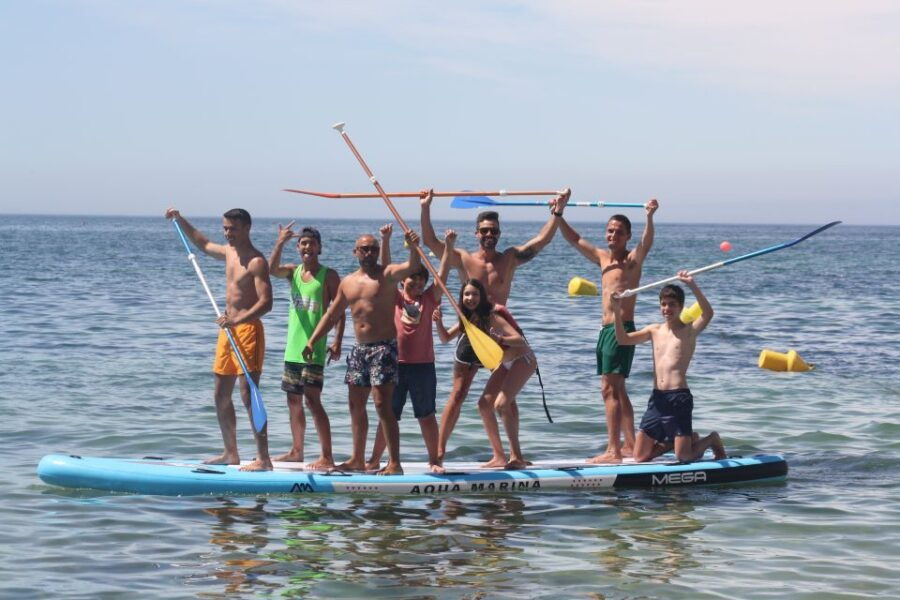 Armação De Pêra: Mega Stand up Paddle Board Group Experience