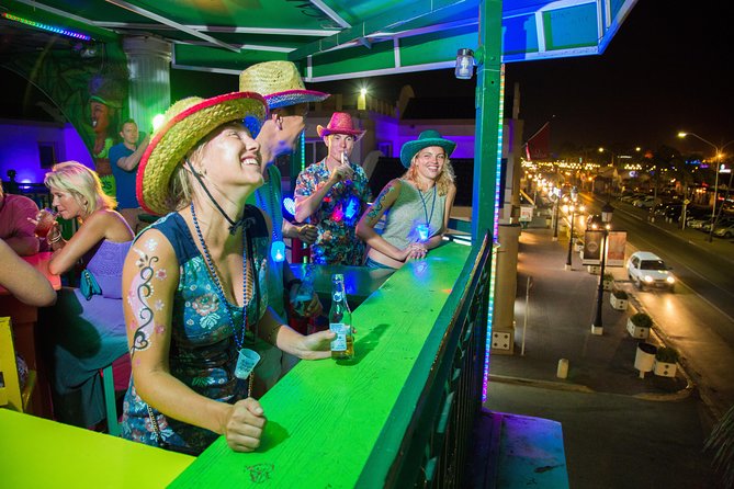 Aruba 4-Stop Pub Crawl in Open-Air Party Bus  - Palm - Eagle Beach - Whats Included