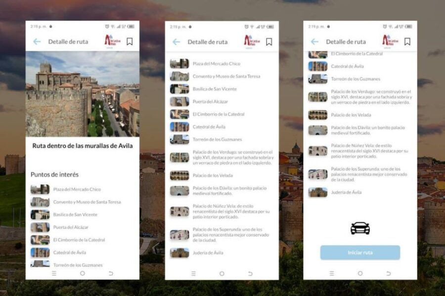 Avila Self-Guided Tour App With Multilingual Audio Guide