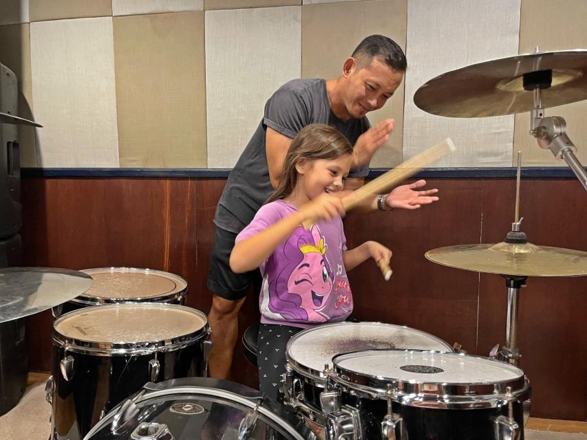 Bali : Drum Lesson With Learning to Play Your Favourite Song - Booking Details