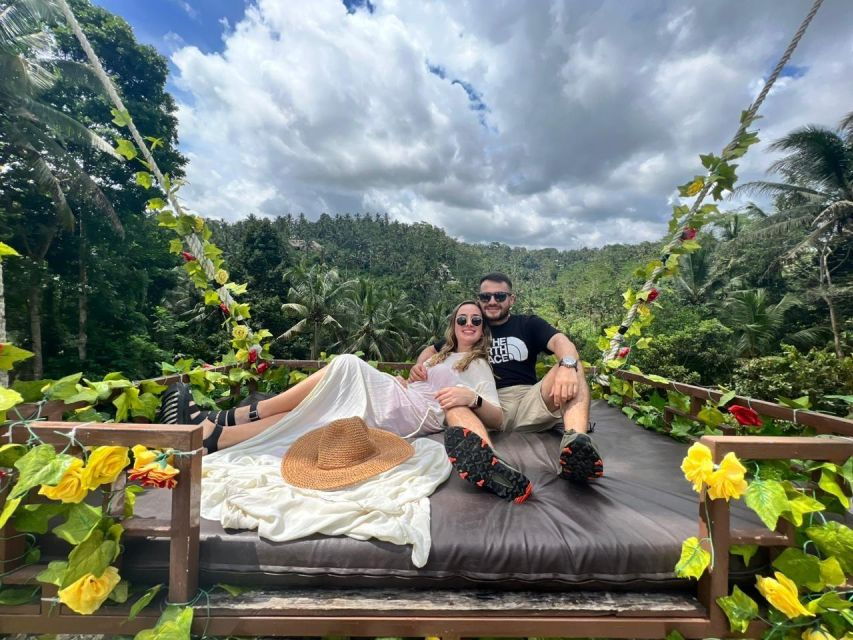 Bali Romantic Swing, Rice Terrace and Waterfall