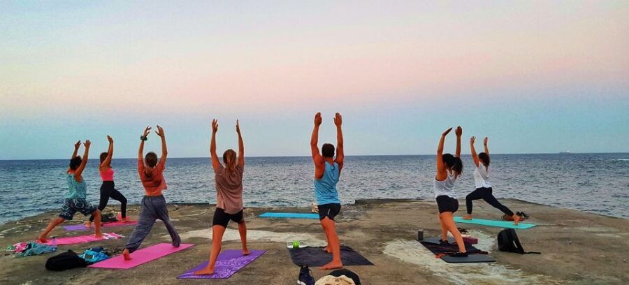 Beach Yoga Class and Swimming - Sliema - Booking Details