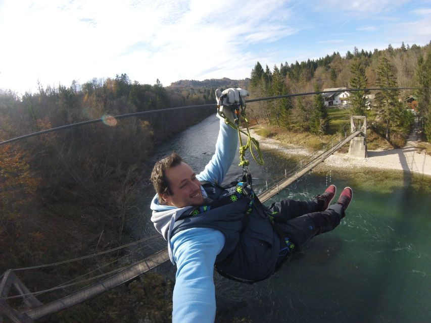 Bled: Rafting and Zipline Tour