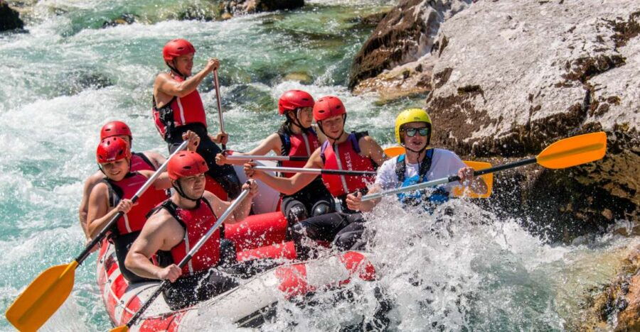 Bovec: Rafting Adventure on SočA River With Hotel Transfers