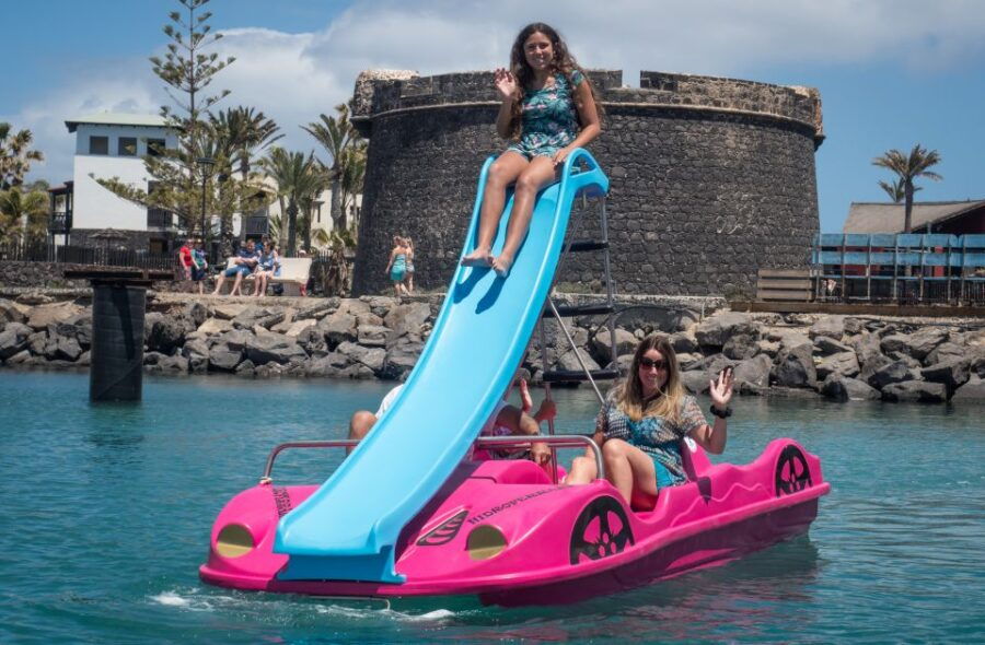 Caleta De Fuste: Pedalo With Slide Rental